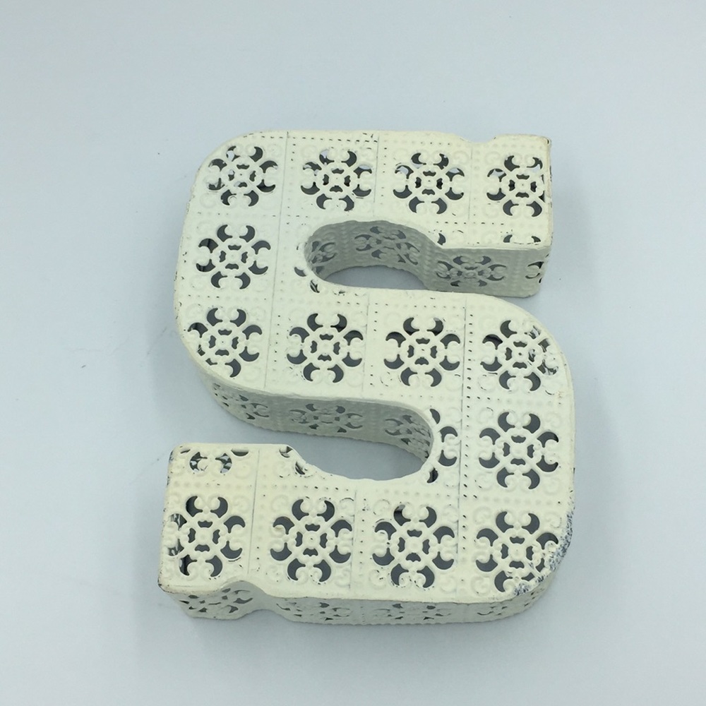 Filigree Metal “S”